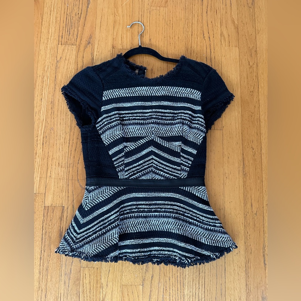 Rebecca taylor peplum top